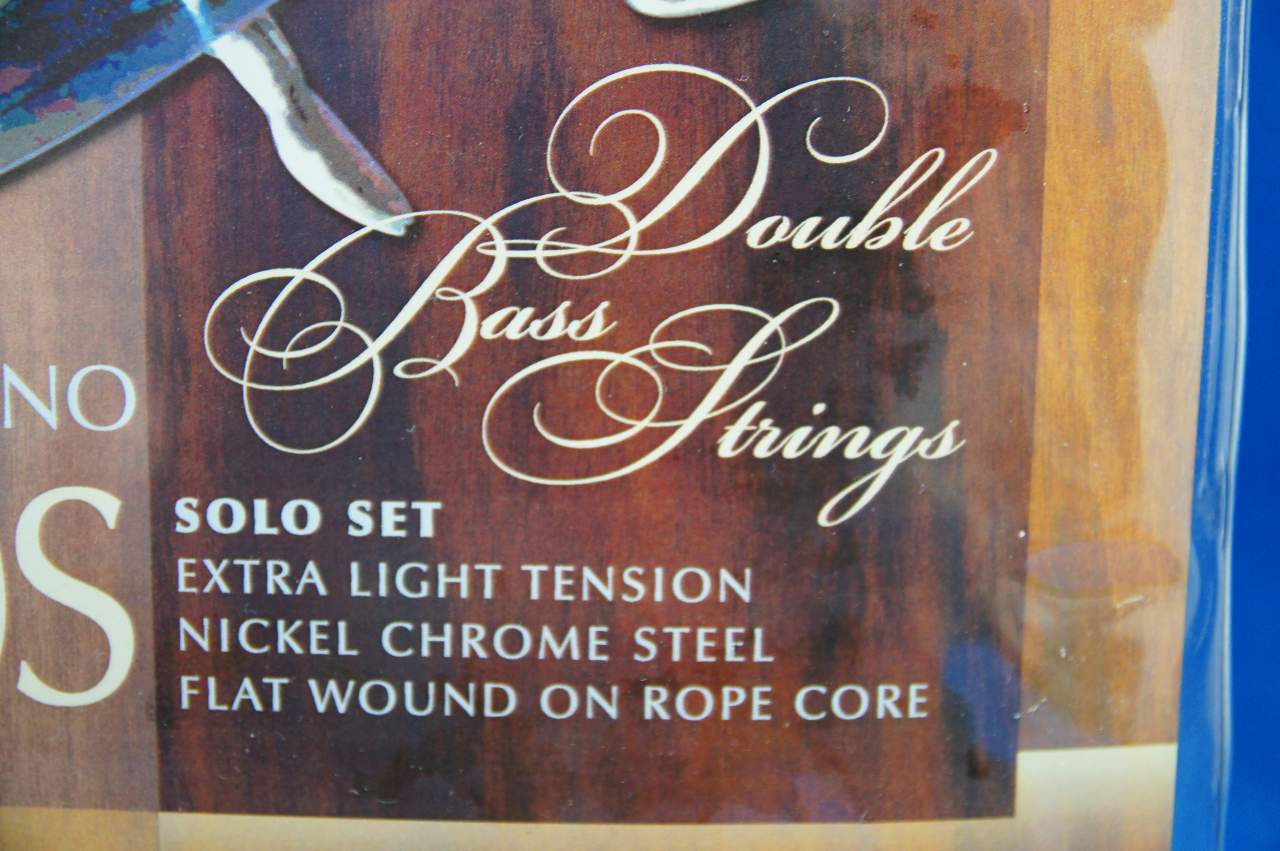 画像: ラ・ベラ 7720Sエキストラ・ライト・テンション・バス弦 GDAE&ソロ共用セット La Bella SET NO 7720S Exstra Light Tension Bass String set