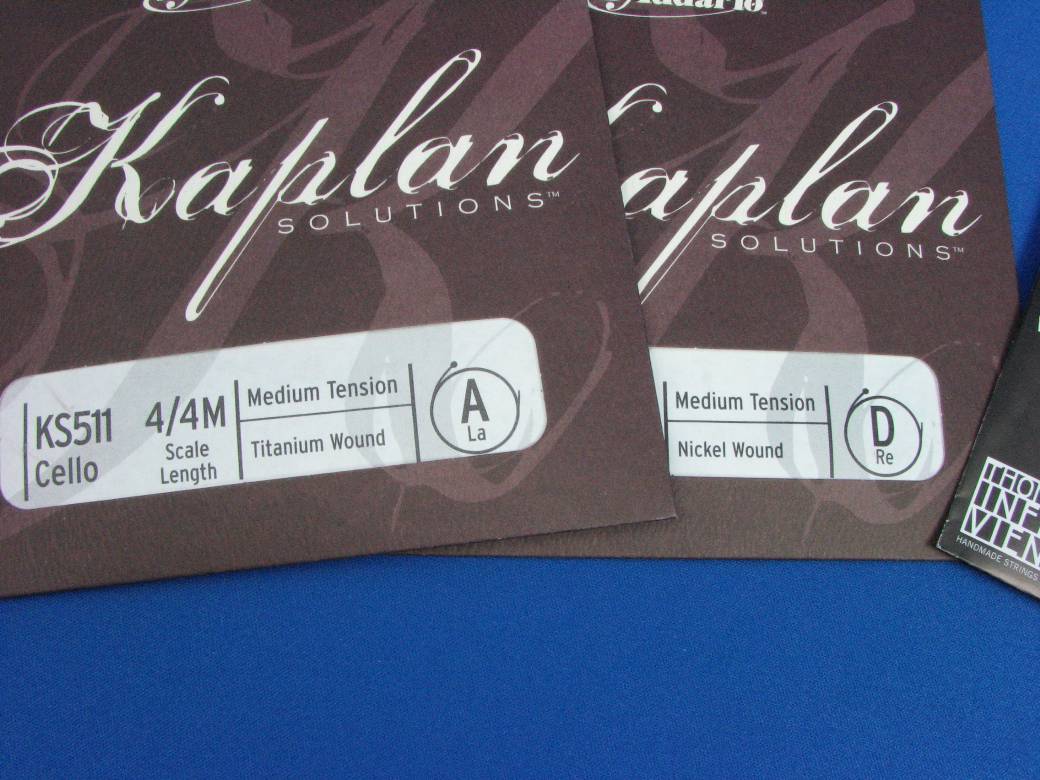 画像: カプランAD+スピロコアGC チェロ4弦セット Kaplan(AD)+Spirocore(GC) Cello Set