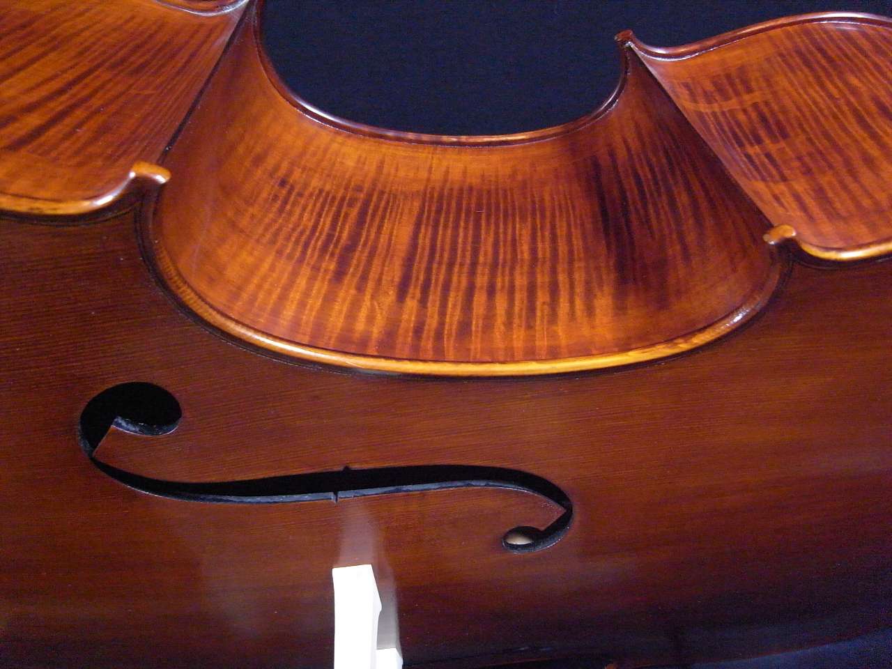 画像: Ma Zhibin 3/4 Size Vilin Shape FineAdvance level Doublebass / Ｍａ工房ファインアドバンスレベル・コントラバス・３／４サイズ・バイオリンシェイプ