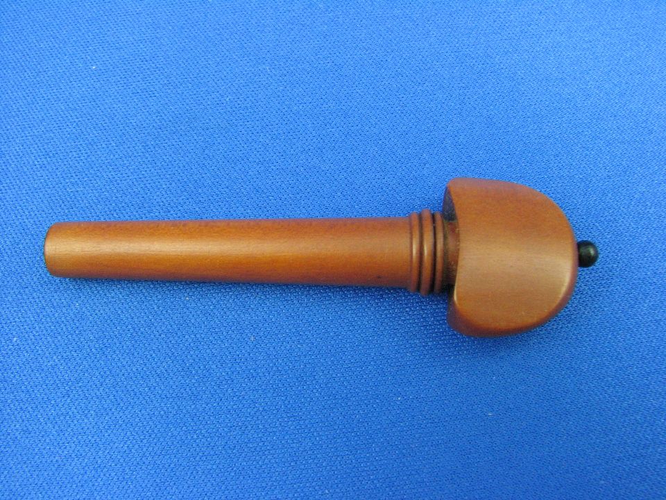 画像1: バイオリン ペグ ツゲ（ボックスウッド）材 ヒル・モデル ブラックピン