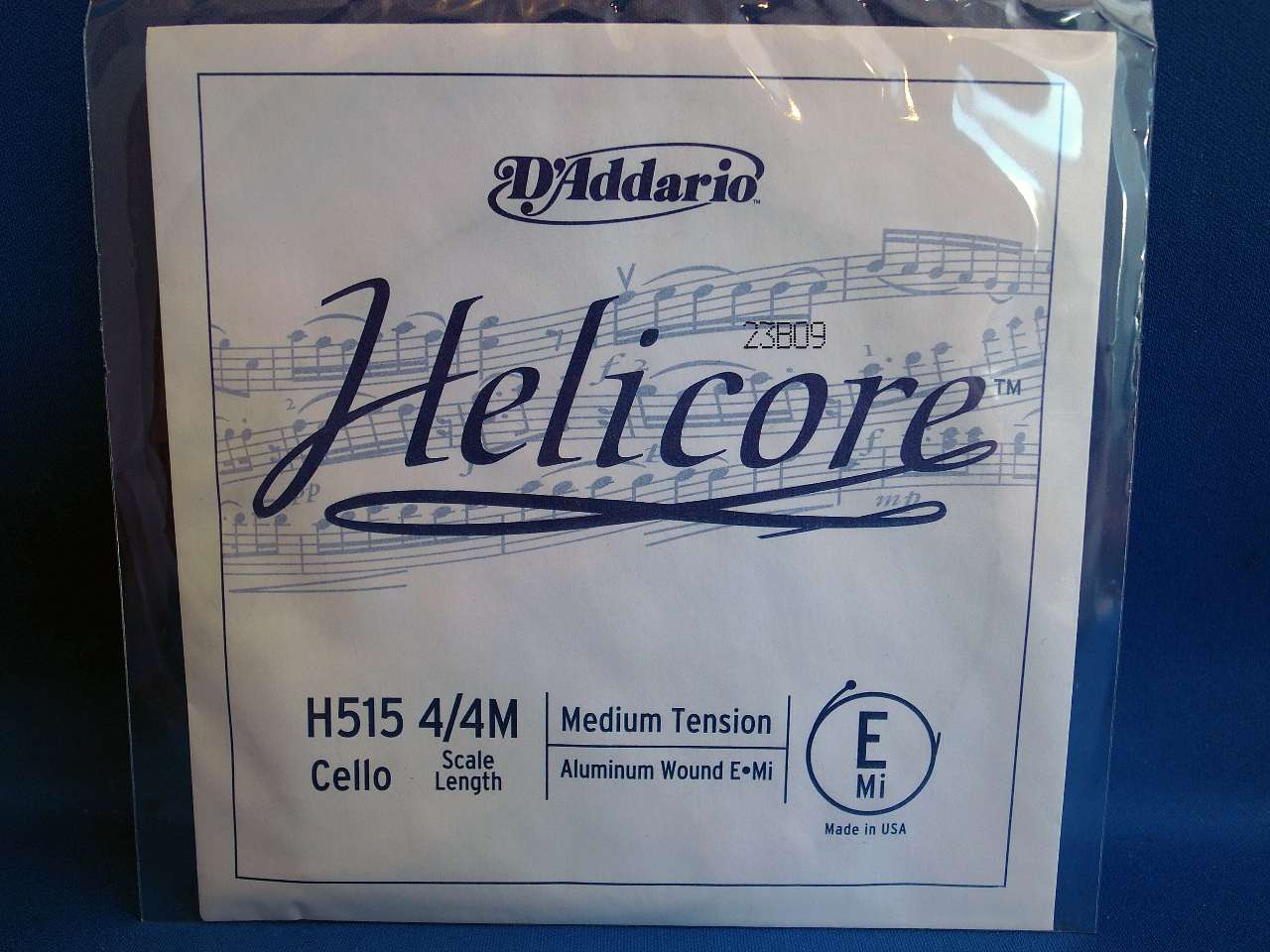 ダダリオ ヘリコア ５弦チェロ弦用Ｅ弦 D'Addario Helicore 5string cello E string