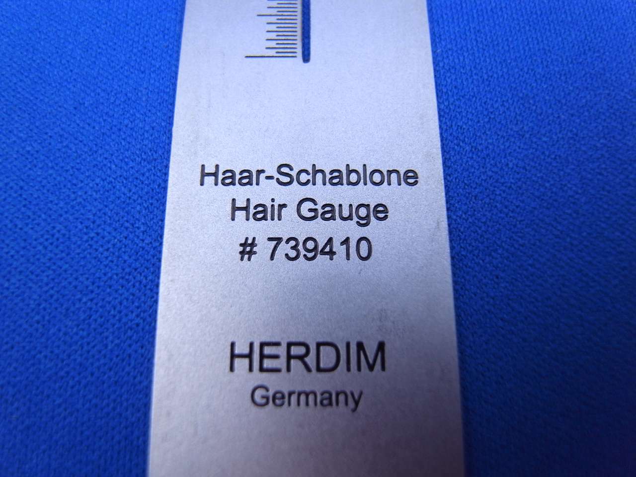 画像: ヘア・ゲージ（ドイツ製） Herdim Hair Gauge