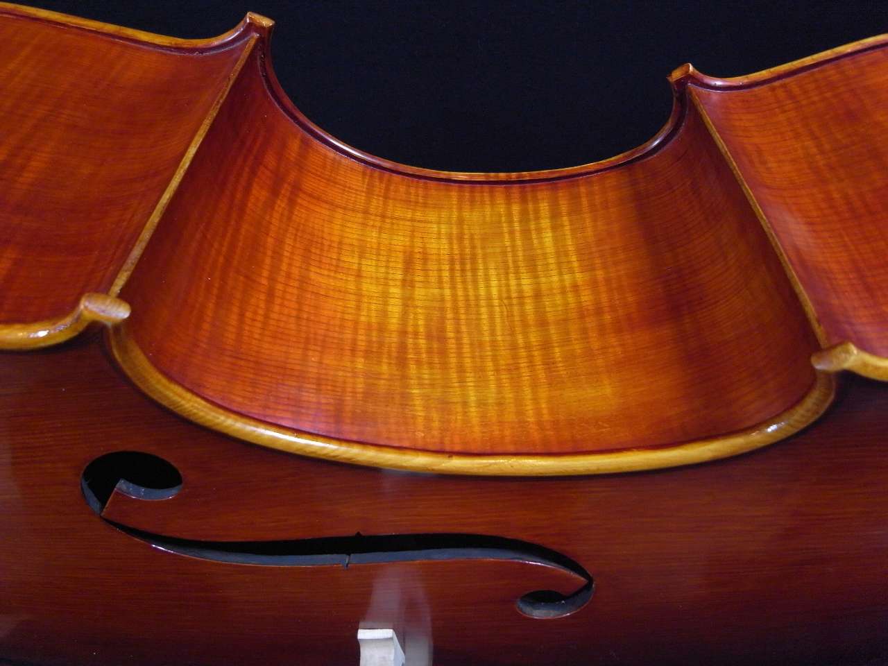 画像: Ma Zhibin 3/4 Size Vilin Shape AdvanceAAA level Doublebass / Ｍａ工房アドバンスレベルＡＡＡ材・コントラバス・３／４サイズ・バイオリンシェイプ