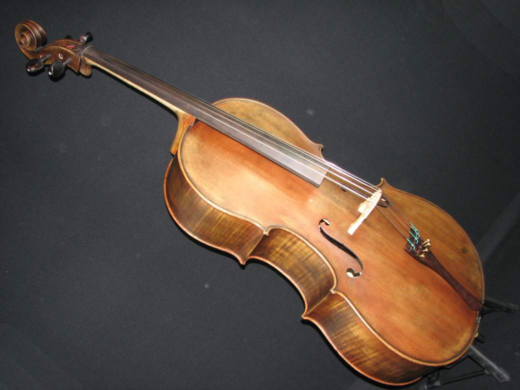 画像: Ｍａ Ｚｈｉｂｉｎ工房 マスターメイドAAA材 美しいオールドフィニッシュ ４／４サイズチェロ ファイン調整済品