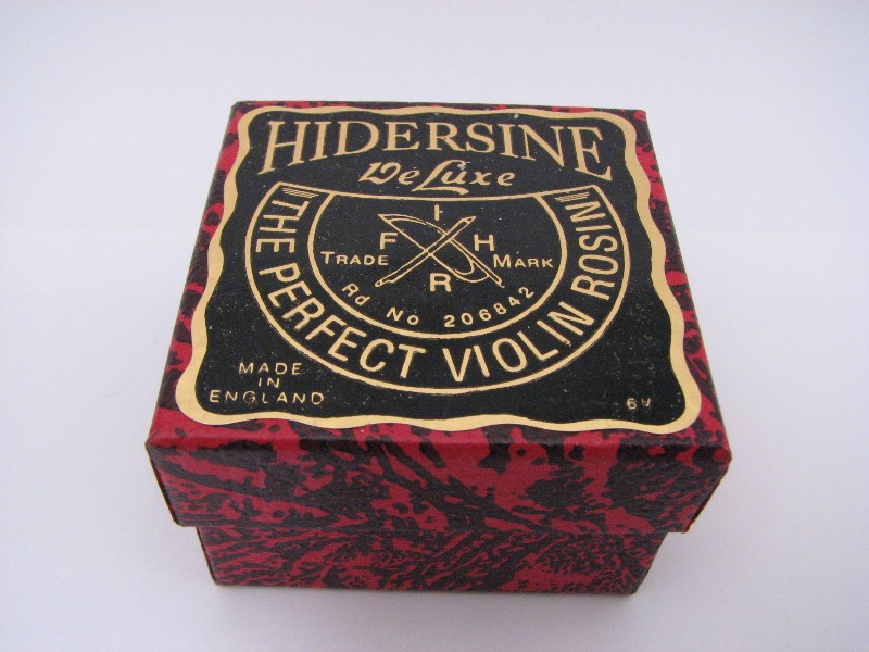 画像: ハイダージン・デラックス６Ｖ松脂／バイオリン・ビオラ Hidersine Deluxe 6V Rosin