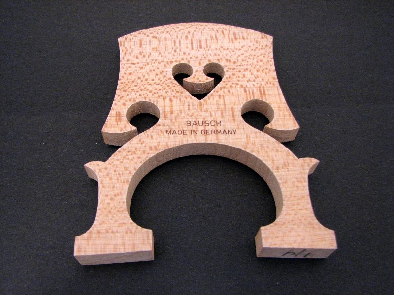 画像1: 分数チェロ駒 Cello Bridge, Bausch or Teller, 1/4