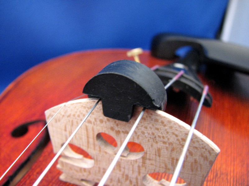 バイオリンミュート・トルテ Violin mute tourte double holes