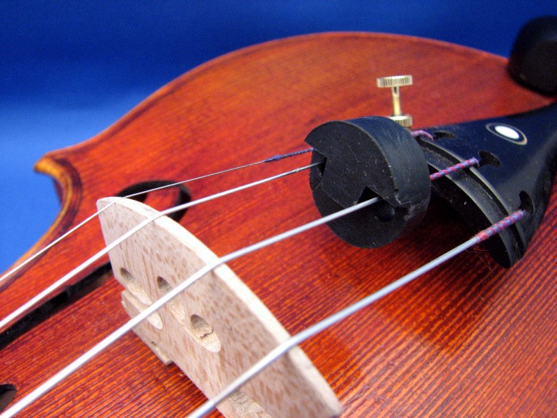 画像: バイオリンミュート・トルテ Violin mute tourte double holes