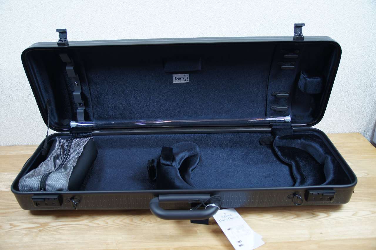 画像: ＢＡＭハイテック・バイオリンケース（ラズールブラック）１．８Ｋｇ BAM Hightech violin case 2001XLLB (LAZURE BLACK)
