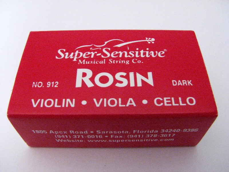 画像: スーパーセンシティブ９１２ダーク松脂 Super Sensitive Rosin No.912 Dark