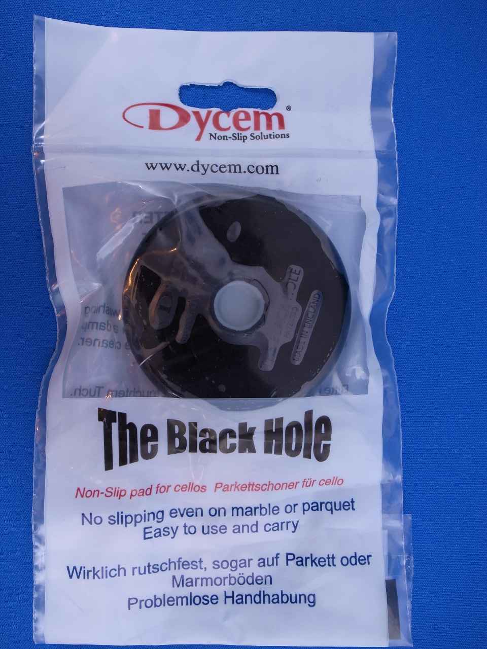 画像: ブラックホールチェロ用エンドピンストッパー Black Hole made in England