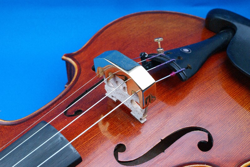 画像: 最強のブラスバイオリン・ビオラミュート ゴールド Strongest brass mute gold violin