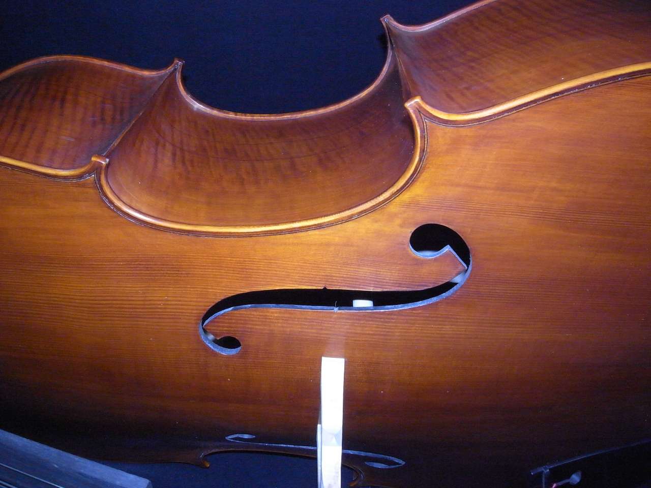 画像: Ma Zhibin 3/4 Size Vilin Shape Advance level Doublebass / Ｍａ工房アドバンスレベル・コントラバス・３／４サイズ・バイオリンシェイプ