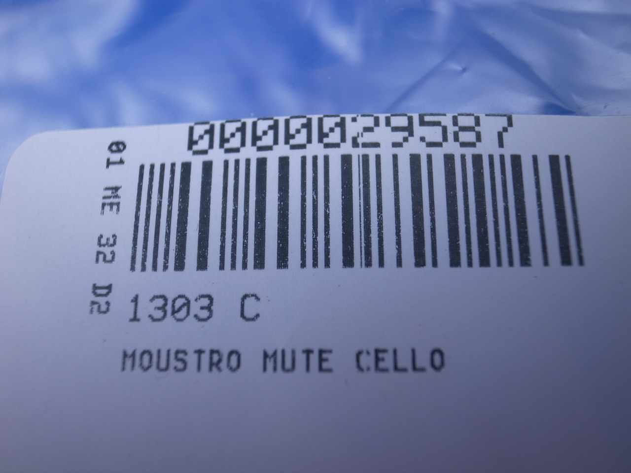 画像: マウストロ・チェロ用ミュート・トルテ "Moustro" Cello Mute Tourte "Moussy"