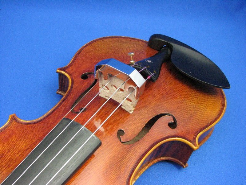 画像: 最強のブラスバイオリンミュート クロムメッキ Strongest brass mute chrome violin