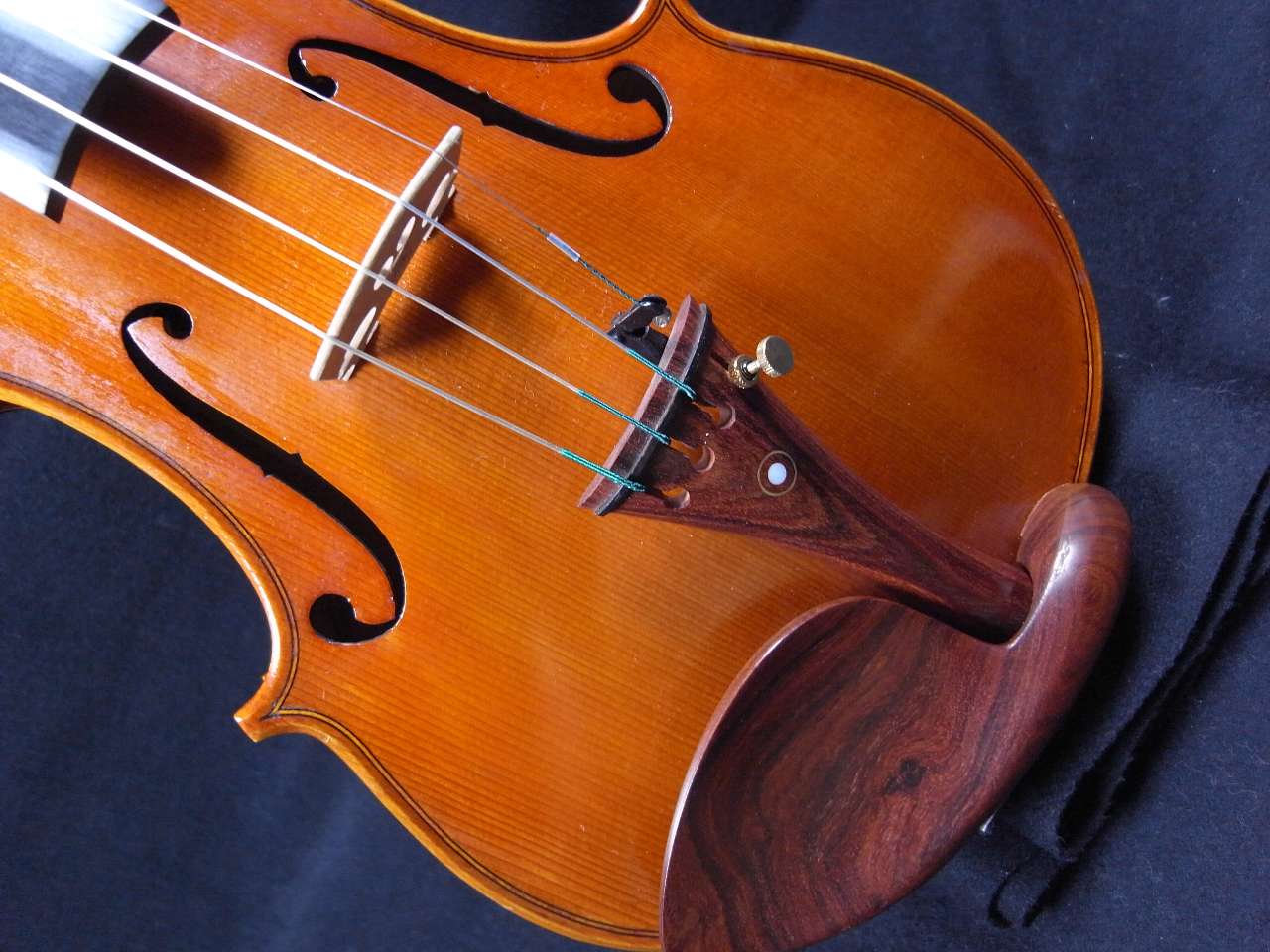 画像: ForestViolin工房ClassBガルネリコピー・ワンピースバック