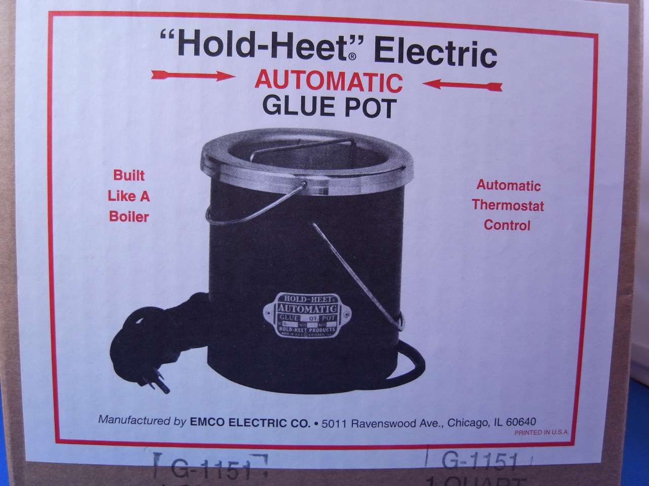 画像: ニカワポット 自動温度調整付き Glue Pot 100V with heat control