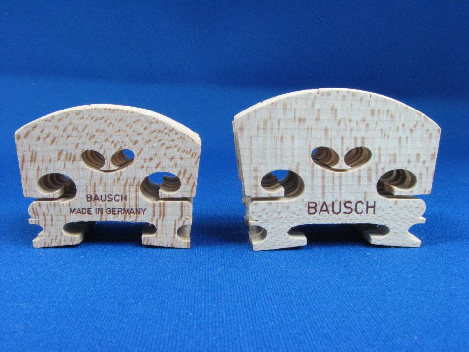 画像: BAUSH製成形済駒1/2 Violin Bridge, Bausch, Fitted, 1/2