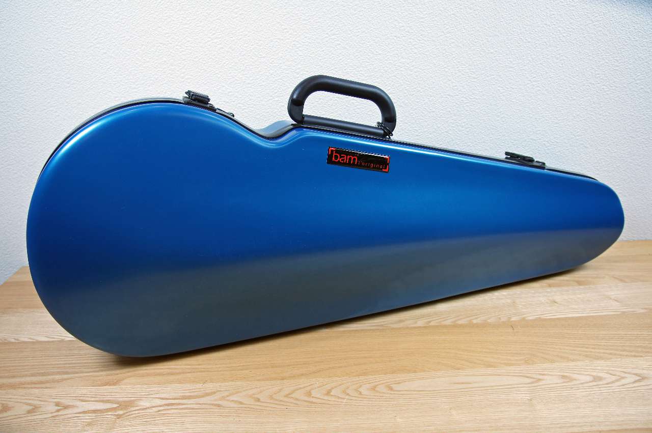 ＢＡＭ ハイテック・コンツアード・ビオラケース（アズール・ブルー）１．９Ｋｇ BAM Hitech Contoured Viola case  2200XLB / AZURE BLUE