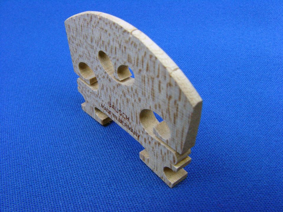 画像: BAUSH製成形済駒4/4 Violin Bridge Bausch Fitted 4/4