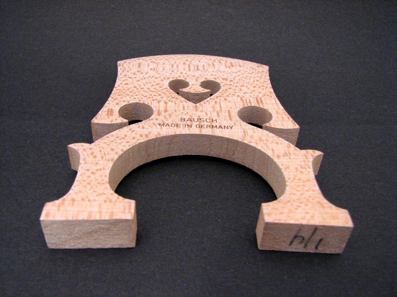 画像: 分数チェロ駒 Cello Bridge, Bausch or Teller, 1/4